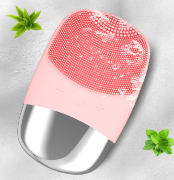 Mini Vibrating Silicone Electric Face Cleansing Brush